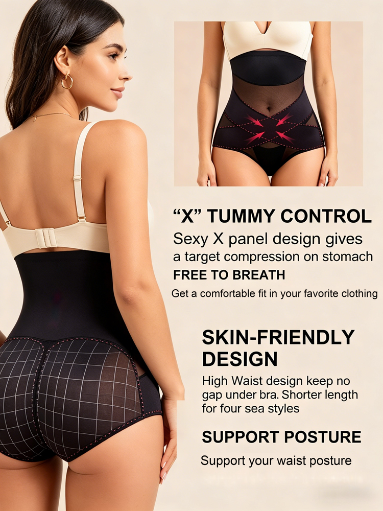 High Waist Tummy Control Butt Lifter Shaperwear for Women