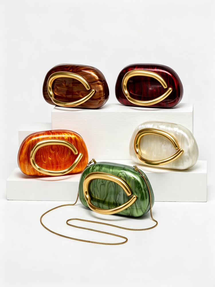 Women's Acrylic Geometric Fashion Formal Evening Clutch
