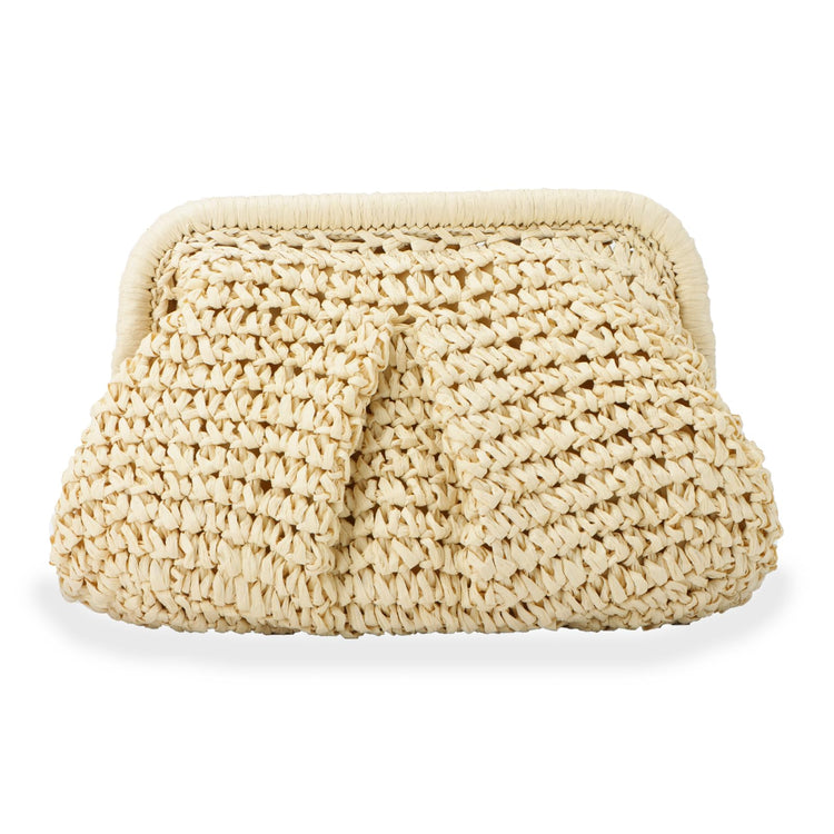 Summer Beach Straw Cloud Dumpling Woven Handbag for Women