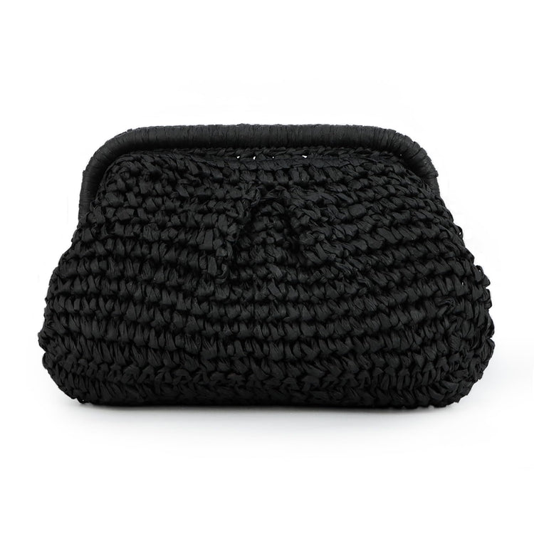 Summer Beach Straw Cloud Dumpling Woven Handbag for Women