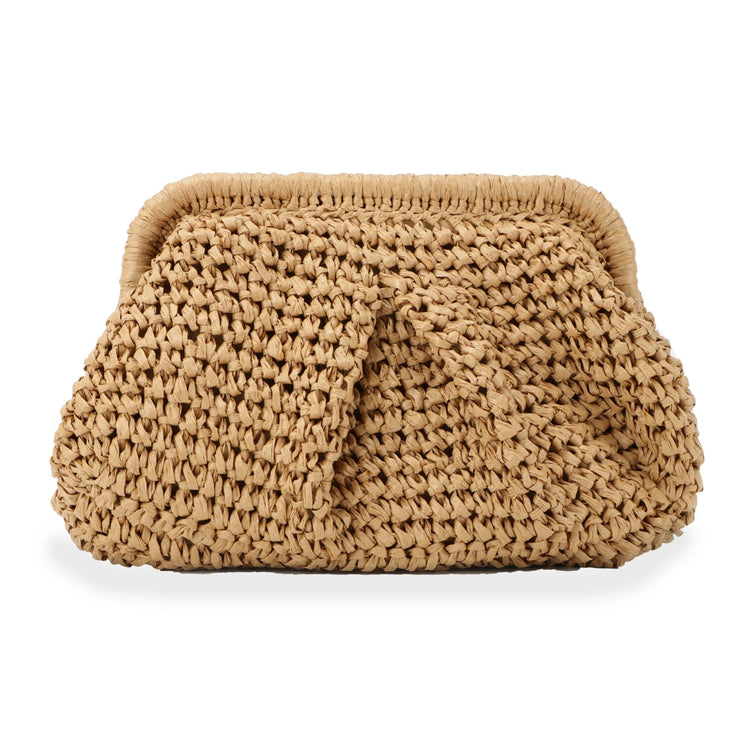 Summer Beach Straw Cloud Dumpling Woven Handbag for Women