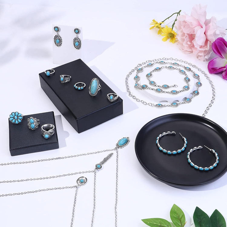 Bohemian Turquoise Adjustable Holiday Beach Jewelry Set
