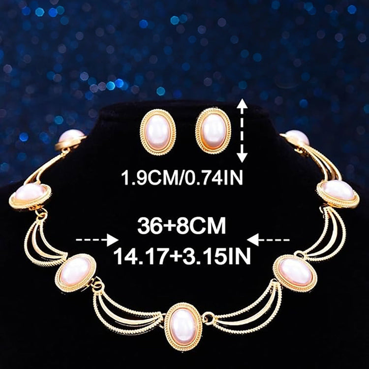 Turquoise Thick 2 Pieces Jewelry Bridal Wedding Sets for Women