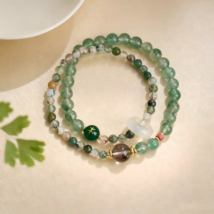 Multi Color Crystal Bead Bracelets