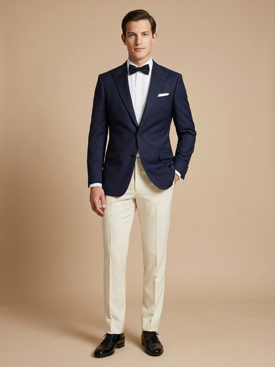 Men's 2 Pieces Single Breasted Two Buttons Wedding Suit