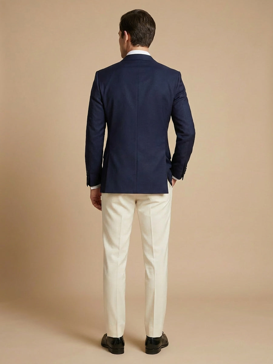 Men's 2 Pieces Single Breasted Two Buttons Wedding Suit