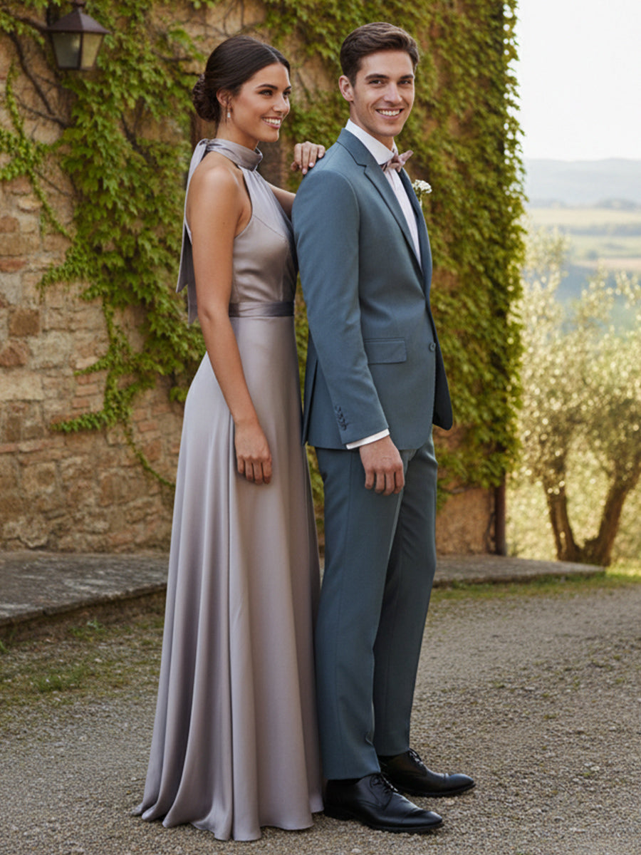 Men's 2 Pieces Single Breasted Two Buttons Slim Fit Wedding Suit