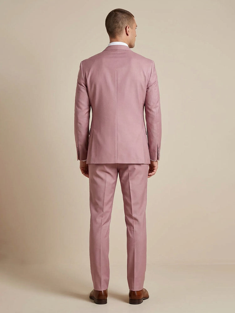 Men's 3 Pieces Notch Lapel Slim Fit Wedding Party Beach Suits