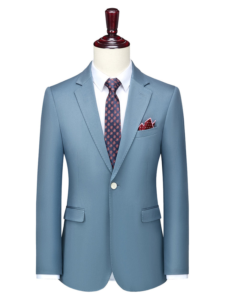 Men's Notch Lapel Slim Fit Wedding Party Beach Jacket