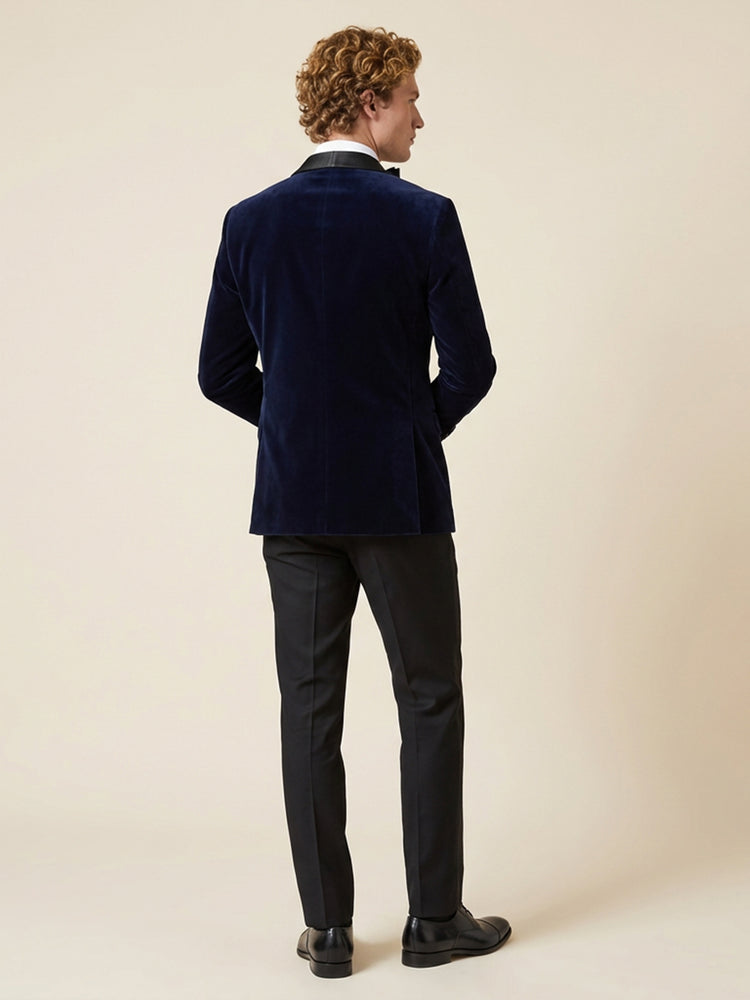 Elegant Shawl Lapel Slim Fit Wedding Prom Formal Jacket for Men