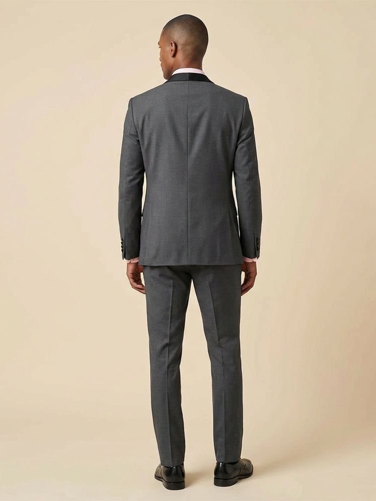 Men's 3 Pieces Shawl Lapel Slim Fit Wedding Formal Party Suits