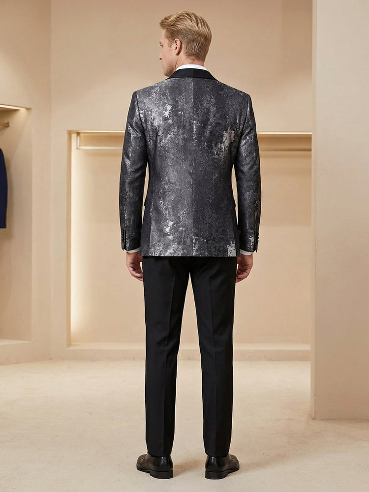 Men's 3 Pieces Ombre Shawl Lapel Prom Formal Party Suits