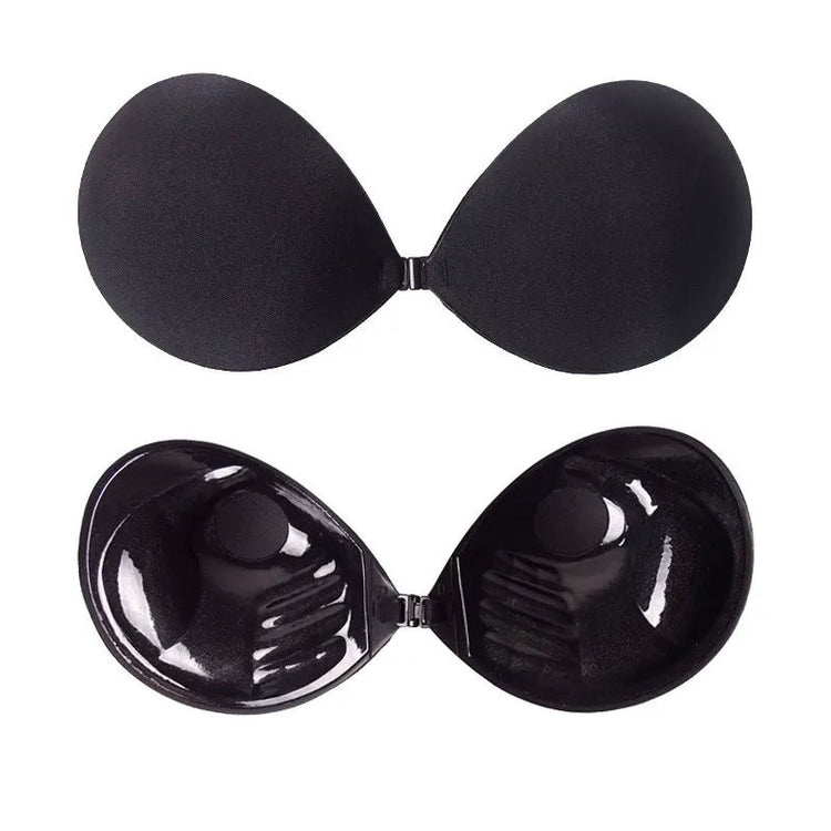 Sujetador push-up sin costuras y sin tirantes con cierre frontal