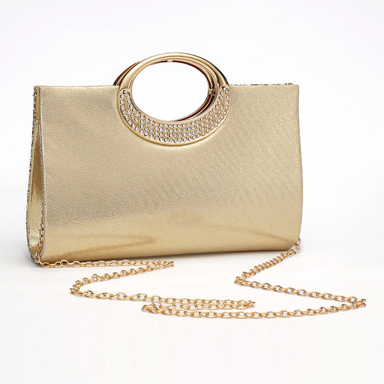 Shimmer Top Handle Handbag Sparkly Party Purse