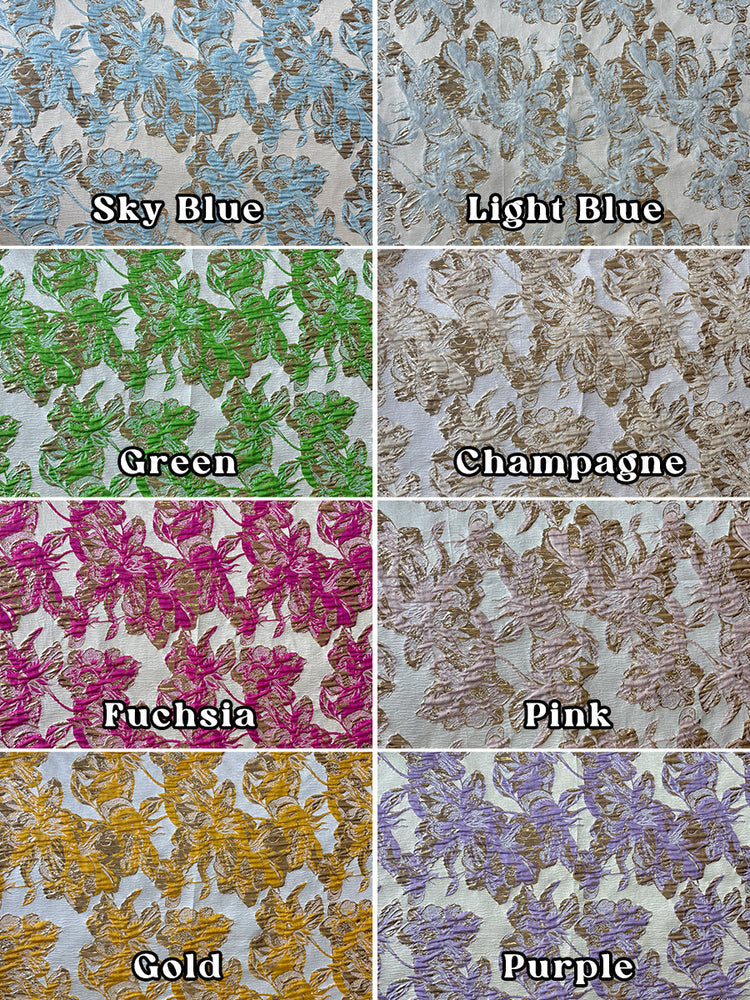 Jacquard A-Line V Neck Cocktail Dresses with Ruffles